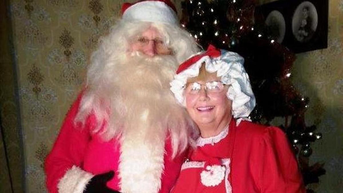 Santa and Mrs. Claus arrived by fire truck on Hospitality Night last year at 6 p.m. , welcomed kids of all ages, and stayed for photo sessions.
