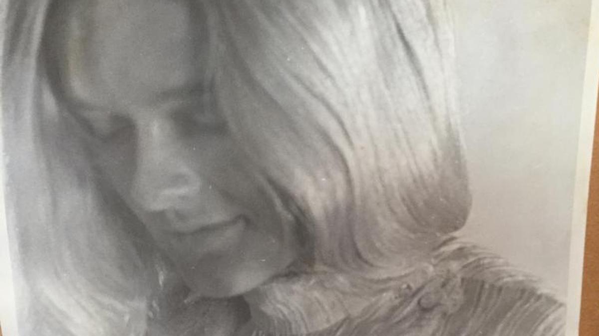 Mary Anne Anderson as she appeared in a portrait that was among the material returned to her in a collection of poems recently.