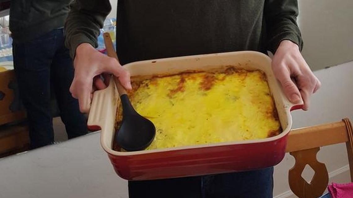 Nephew’s casserole from South Africa is a hit in California