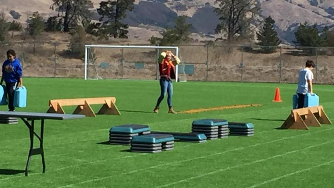 Trees, garlands help lay foundation for learning in Cambria