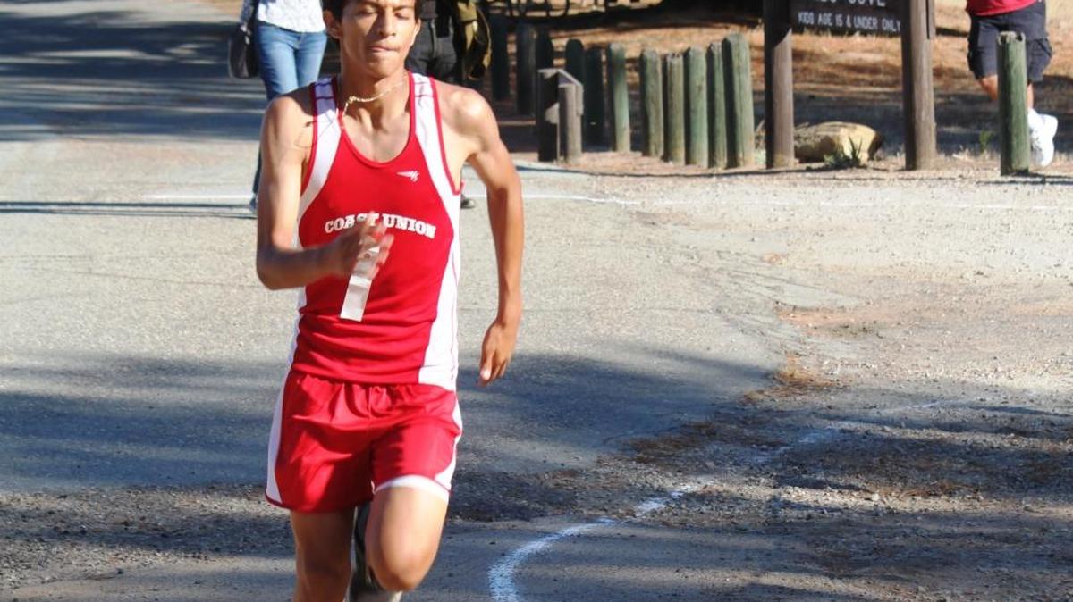 In his first year out for cross country, Dante Garcia became one of the team’s fastest runners in 2015.