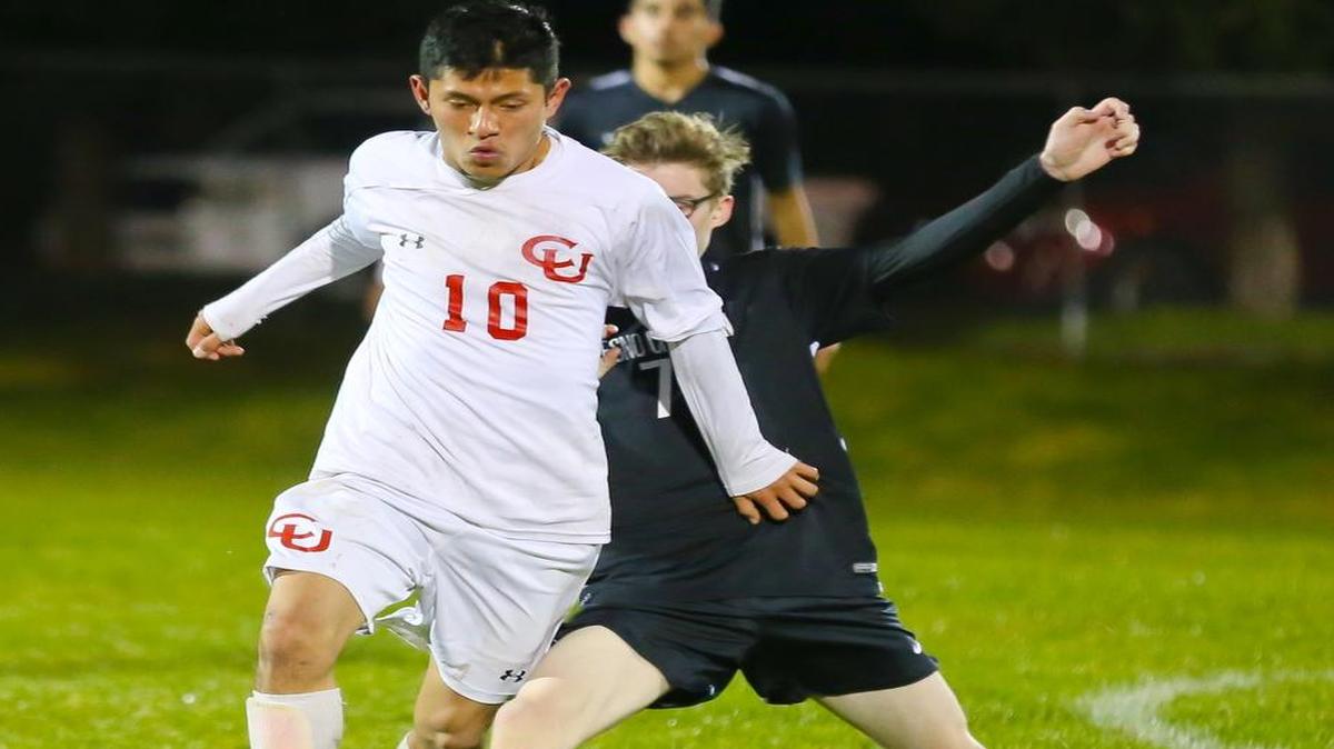 Senior soccer player Manny Molina is one of the student athletes new head coach Omar Catalan is counting on to step up and lead the younger players.