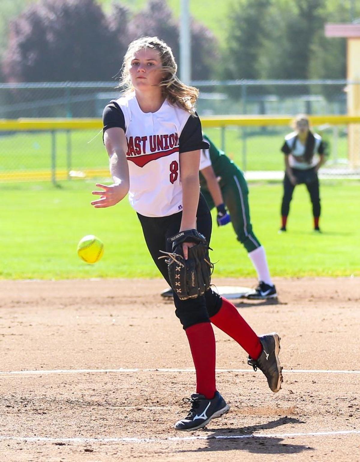 Junior pitcher Ani Corbet won Coast Union and Coast Valley League MVP honors for her softball prowess.