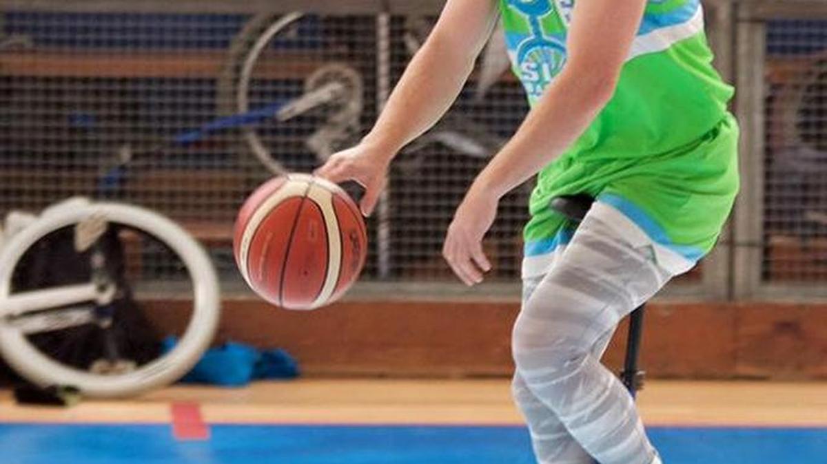 Coast Union grad Kyle Sumner rides his unicycle Aug. 6 in the UniCon World Championships in Spain.