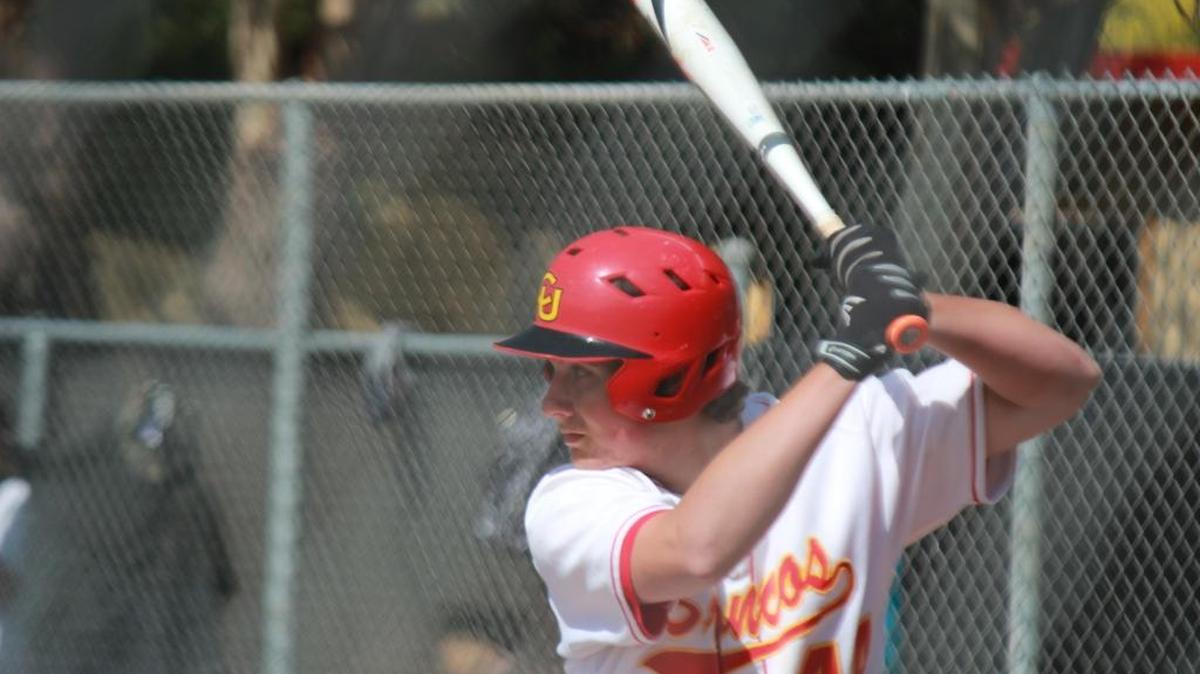 Sophomore Nic Robertson had a hit and scored a run in the Broncos’ 5-0 win over Maricopa on Friday, April 29.