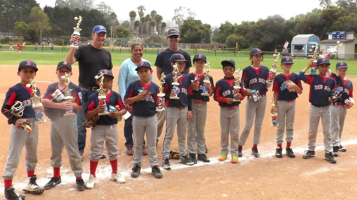 The Cambria Red Sox won the Coast Little League AAA Minors championship on June 3, 2017.