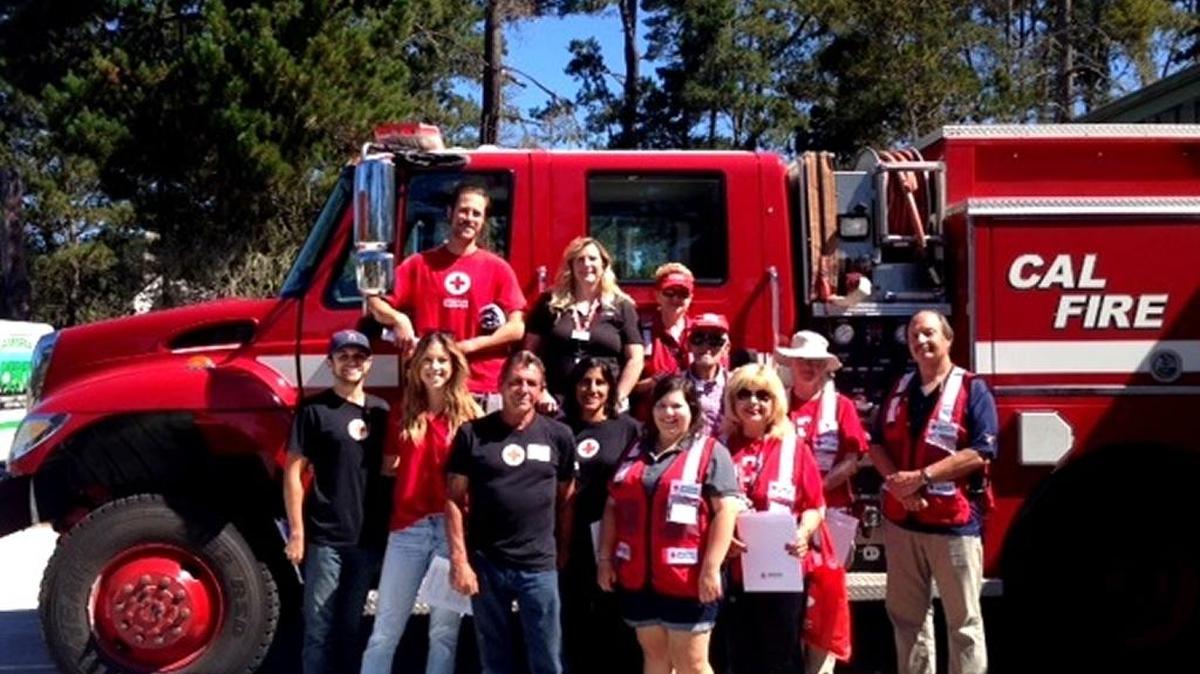 Red Cross volunters set out for the day Saturday to canvass Cambria neighborhoods. Preparedness manager Sara Northrop said the group distributed packets to 687 homes and “received an overwhelmingly positive response from the residents we spoke with.”