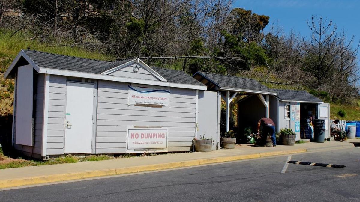 The recycling center near the Cambria Community Services District offices is up for discussion with the county Planning Commission.