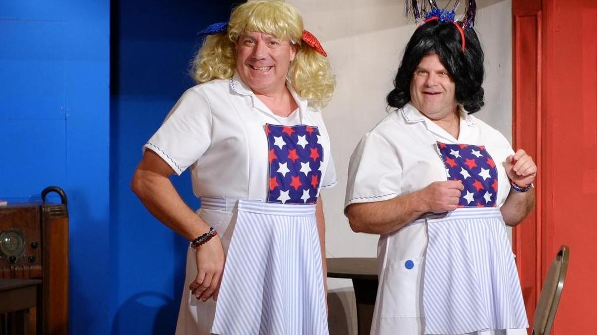 Mike Shanley and Jeff Walters star in “Red, White and Tuna.”