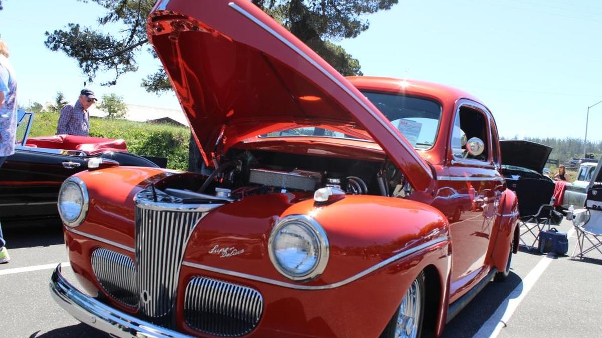 An orange 1941 Ford Coupe was the top prize winner in the Cambria Car Show on Saturday; La Terraza won the judges’ award at the Chili Cook-Off for the second year in a row.