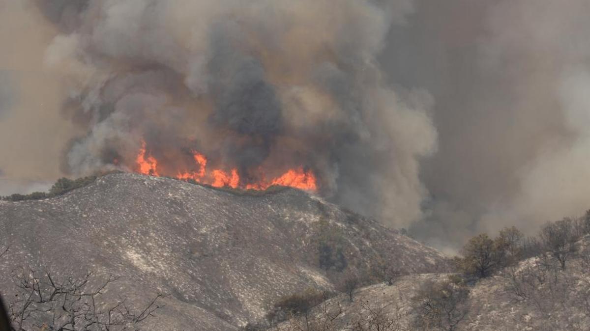 The Chimney Fire has burned thousands of acres on Hearst Ranch.