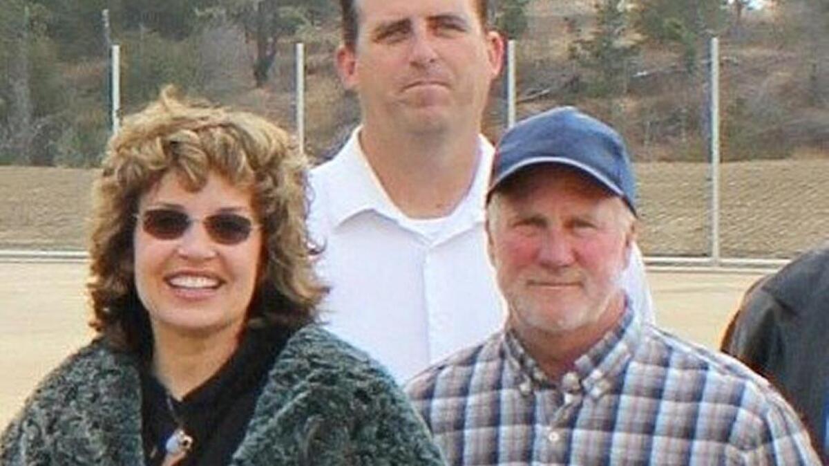 Cambria Grammar School Principal Bob Watt, right, will retire at the end of the current school year. Here, Watt is seen with Superintendent Vicki Schumacher and Coast Union High School Principal Scott Ferguson.