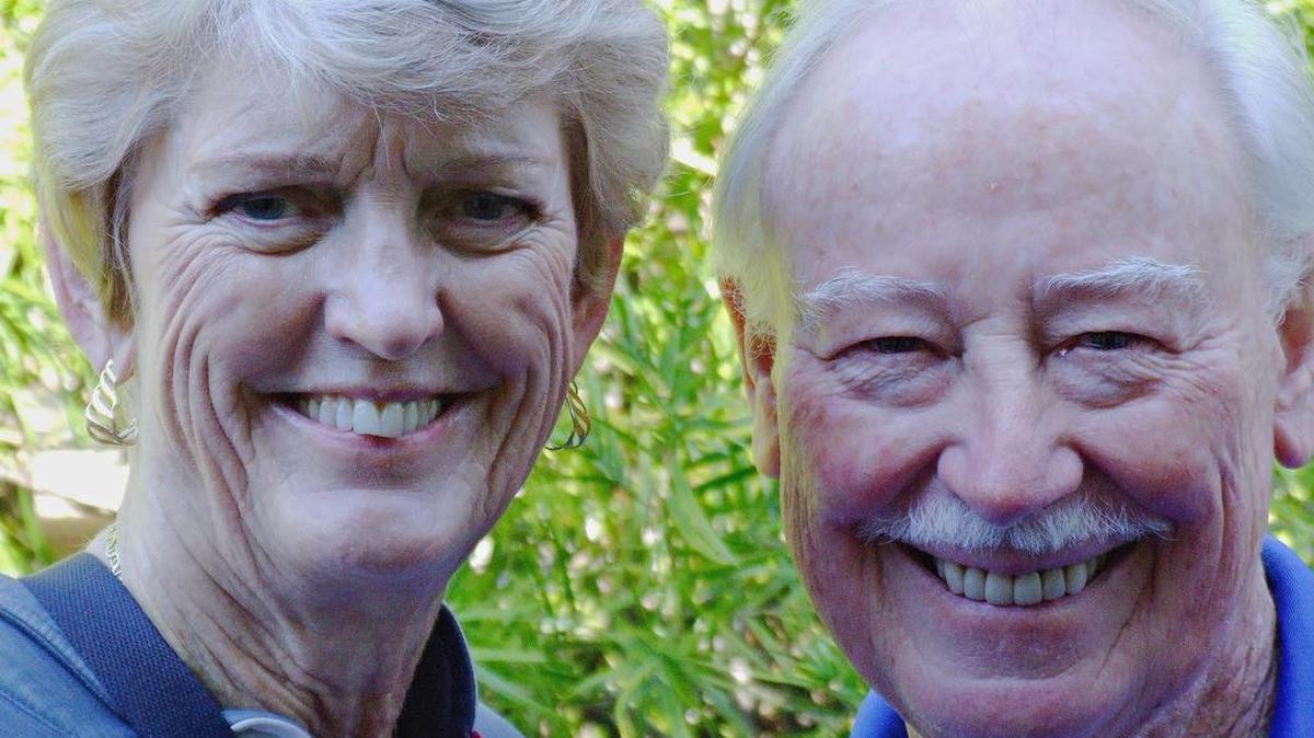 Barbara and Dave Finley: the judge and the TV weatherman.