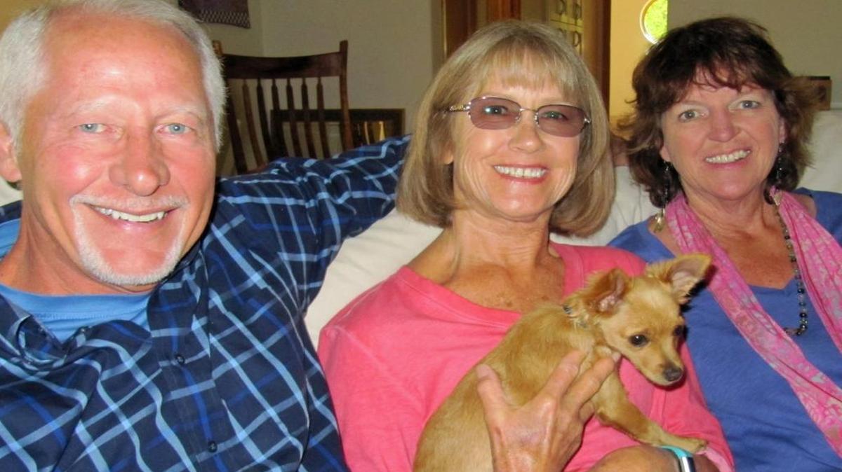 Bob and Kathy Unger with Honey and Liz Bannon.
