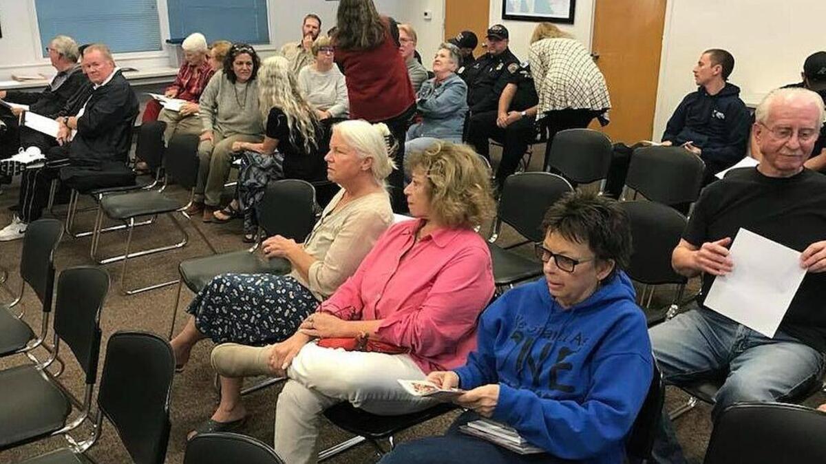 About 30 people gathered at the Cambrian Community Healthcare District board meeting Wednesday, Nov. 15, many of them concerned about ambulance service and the district’s budget.