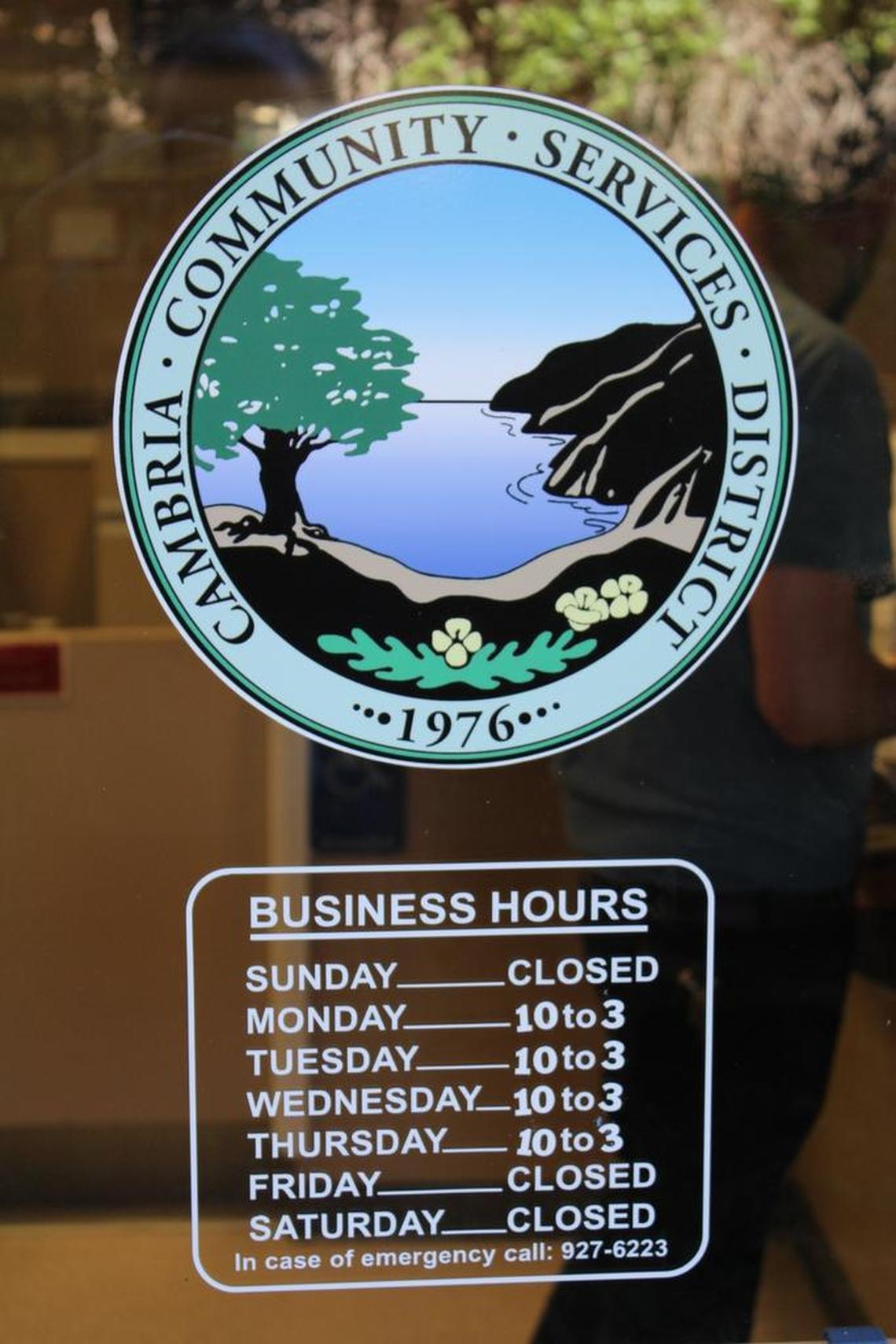 The Cambria Community Service District.