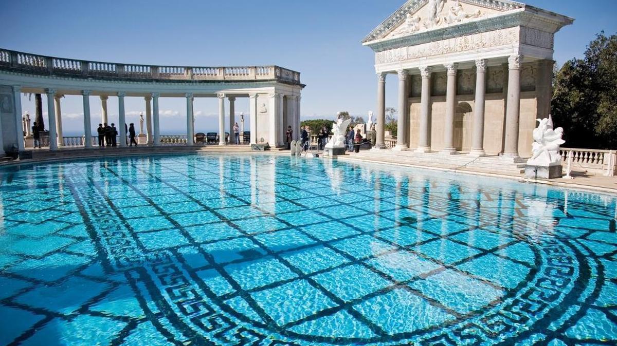 The iconic Neptune Pool patio at Hearst Castle, seen here in 2010, was named the No. 3 most picturesque outdoor swimming pool in the U.S.