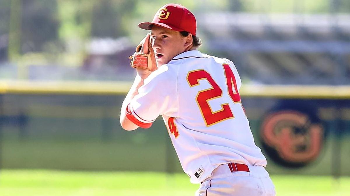 Riley Kennedy shared pitching duties with Chase Volz on Wednesday, May 3 against Dunn School. Kennedy had two hits and scored three runs in that game, an 11-6 loss.