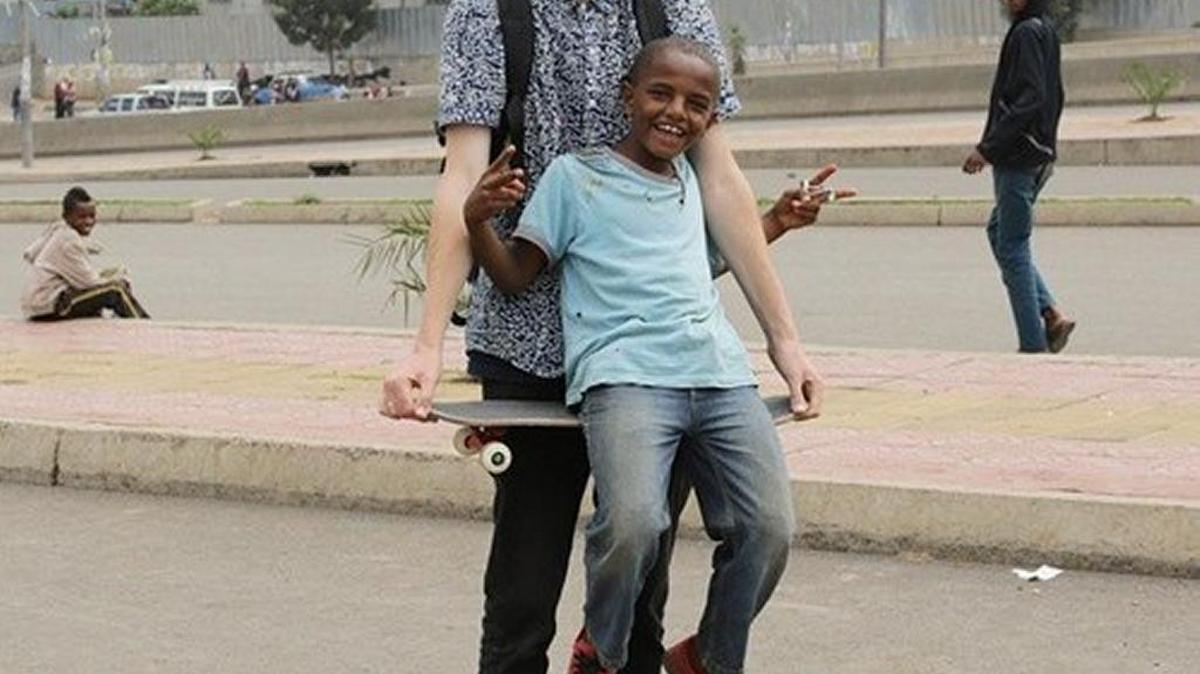 Sean Stromsoe is halfway to his financial goal of building a skatepark in Ethiopia.