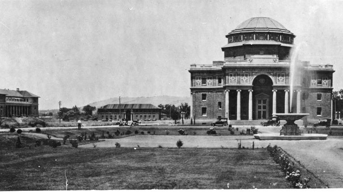 Atascadero’s City Administration Building, circa 1920.