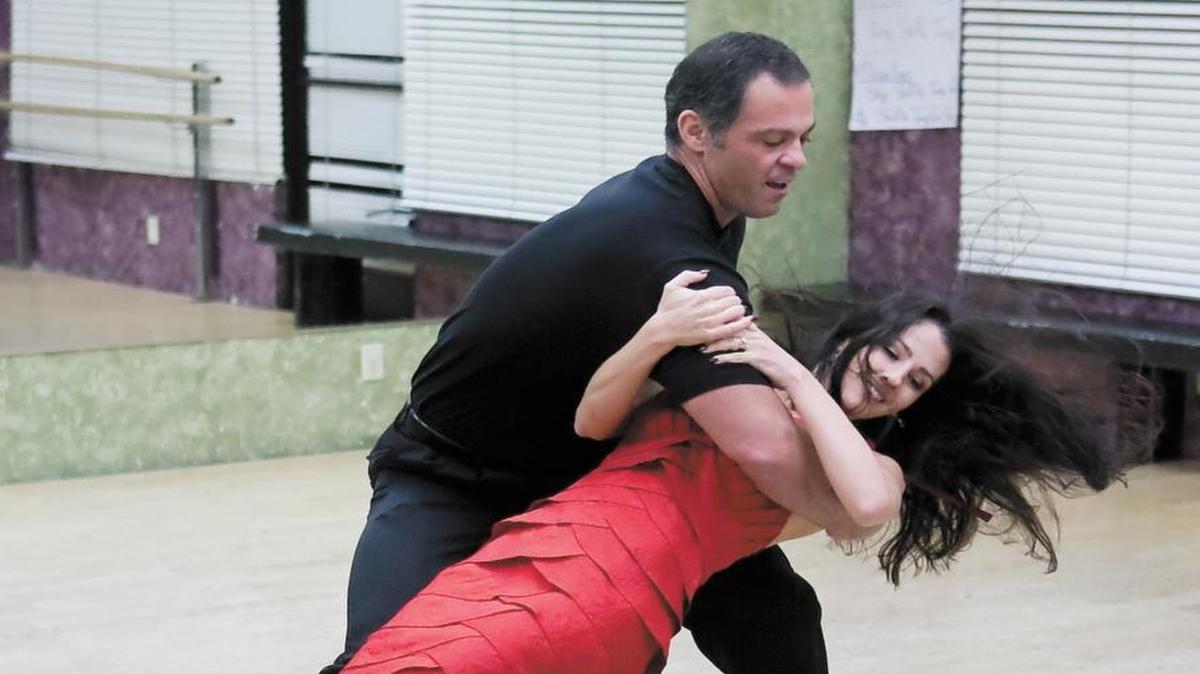 Giovanni and Molly Comin dance the West Coast swing during the 2010 edition of Dancing With Our Stars in Atascadero.