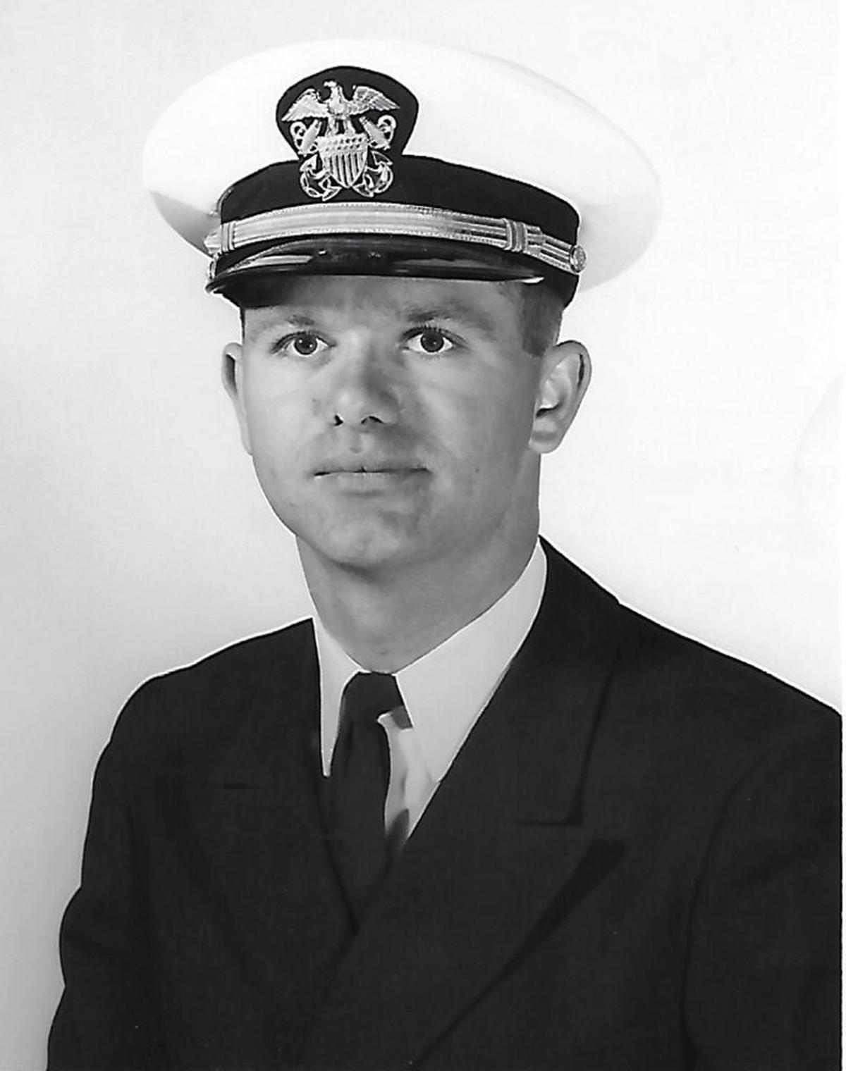 Lon Allan, in a photo from his time in the Navy.