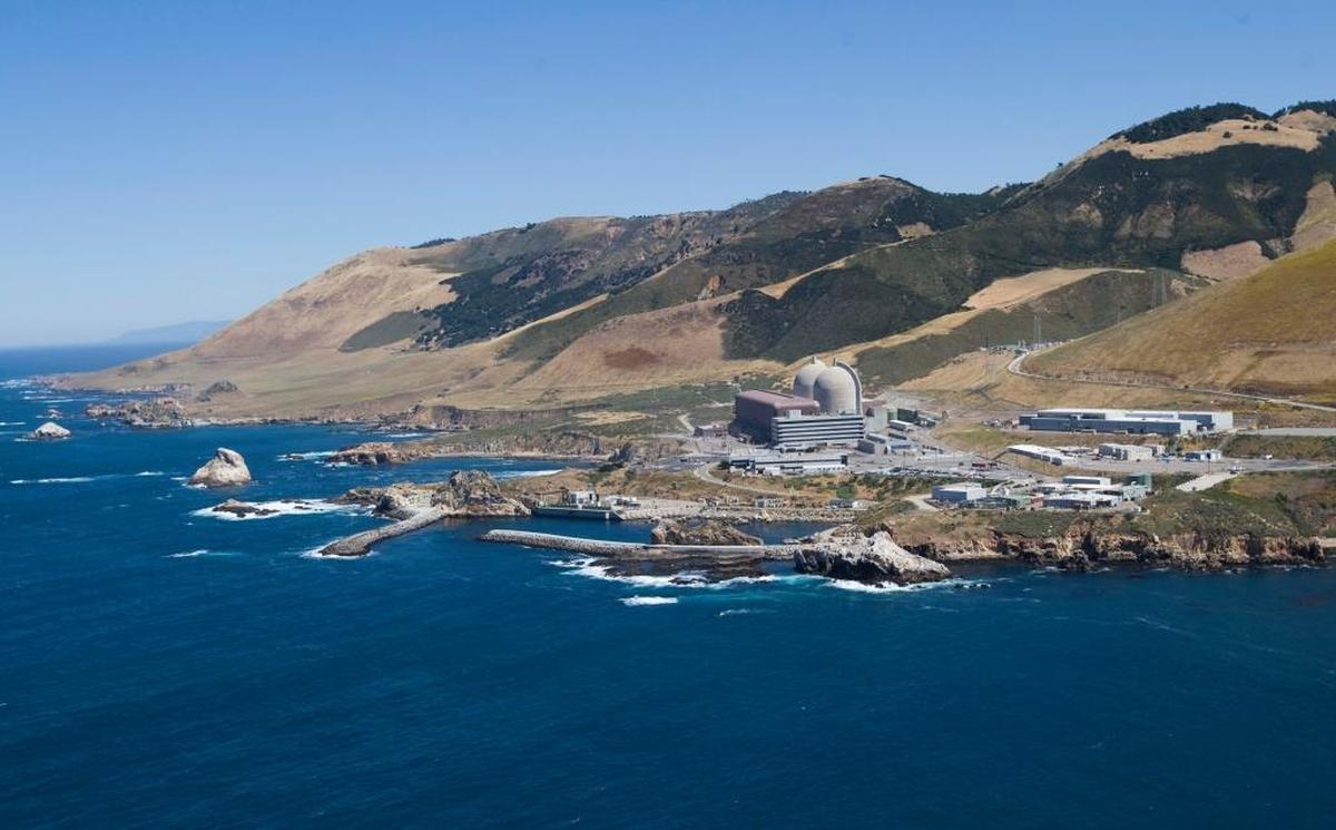 The Diablo Canyon nuclear power plant.
