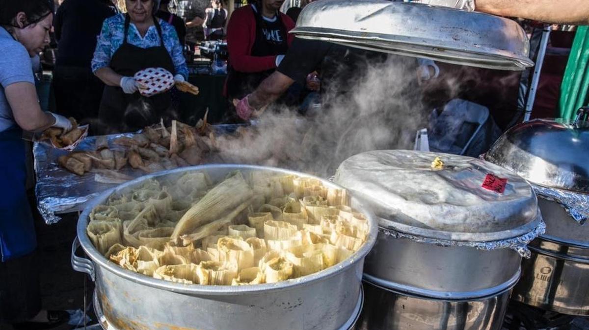 There were plenty of tamales for festival-goers to choose from at Atascadero’s Sunken Gardens on Saturday.