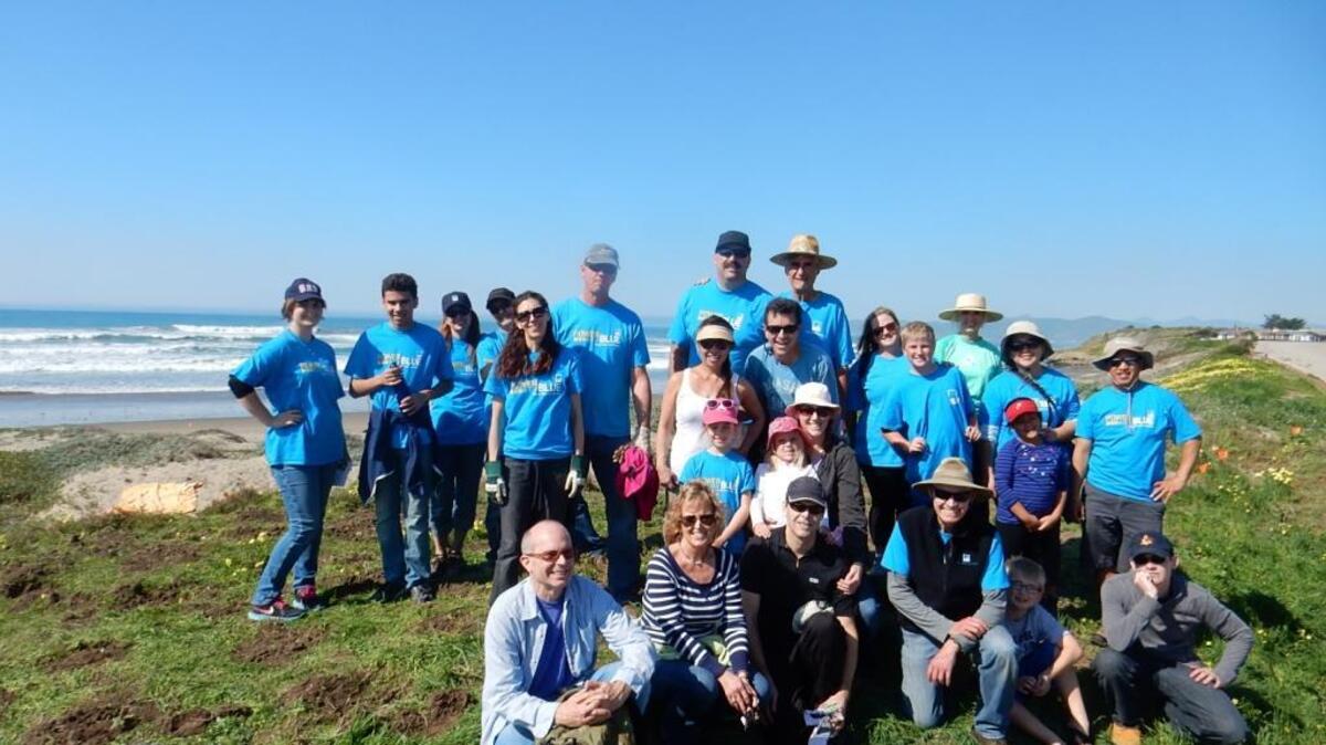 Groups of volunteers and nonprofit executives from South Korea recently gathered at Morro Strand State Beach to restore coastal dune habitat with native plants. The outing was organized by Nature Corps.