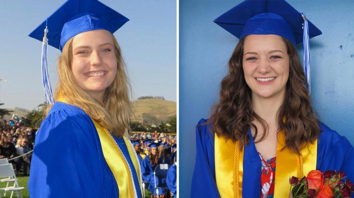 Morro Bay High School graduates Claire Gragson, left, and Alexa Lodolo each received $1,000 scholarships from the AAUW.