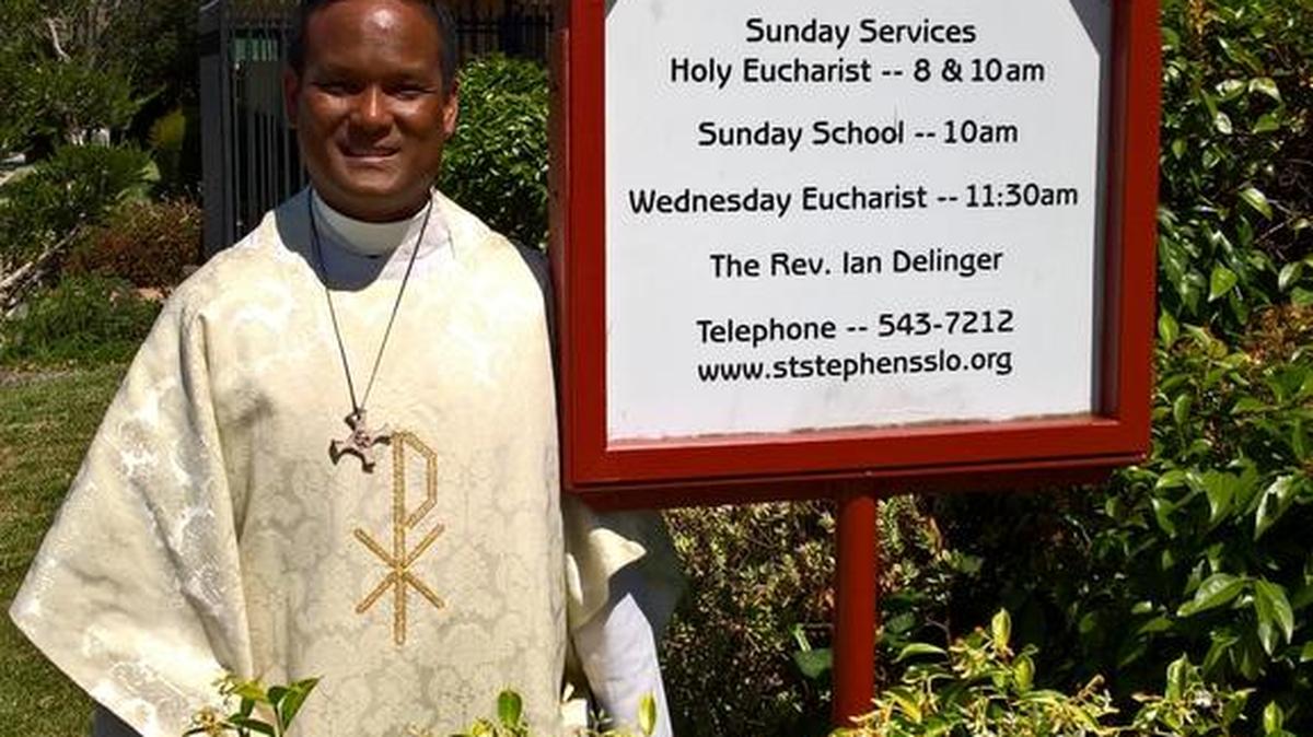The Rev. Ian Delinger is the new rector of St. Stephenss Episcopal Church in San Luis Obispo.