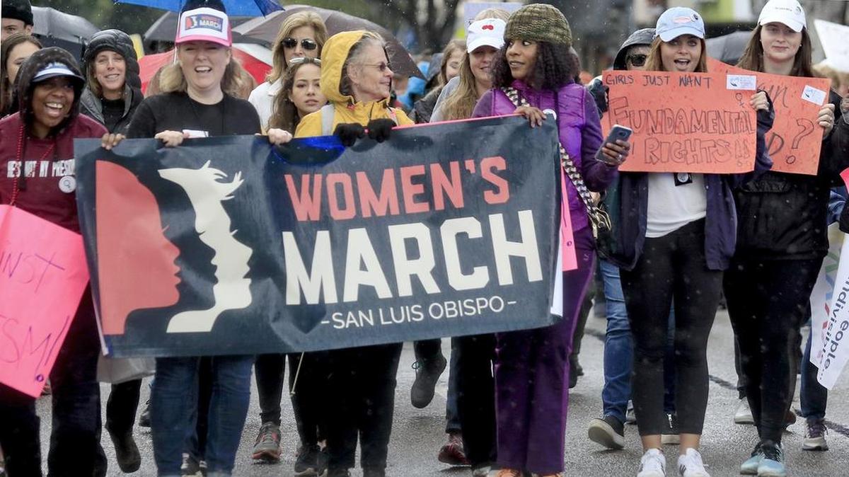 The Women’s March returns to downtown San Luis Obispo on Saturday, starting with a rally at Mitchell Park at 9 a.m.
