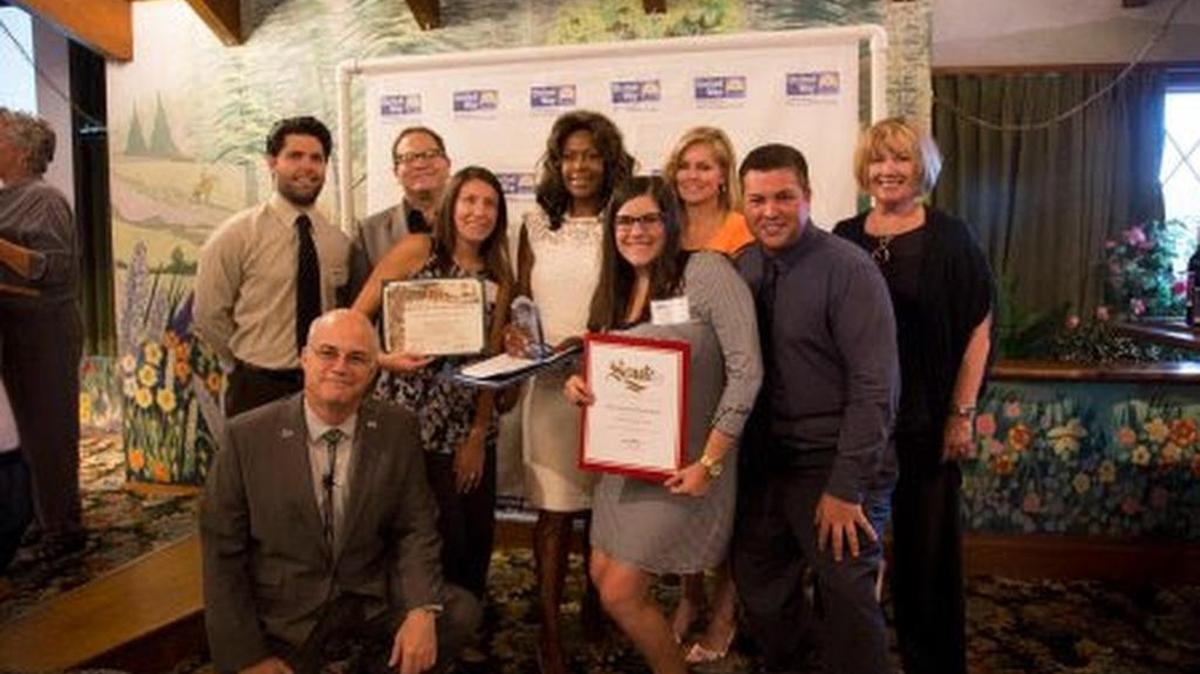 The SeaCrest Ocean Front Hotel in Pismo Beach was presented with the 2015 United Way Community Spirit Award in recognition of its annual fundraiser, Boogie on the Bluff, to benefit United Way of San Luis Obispo County.
