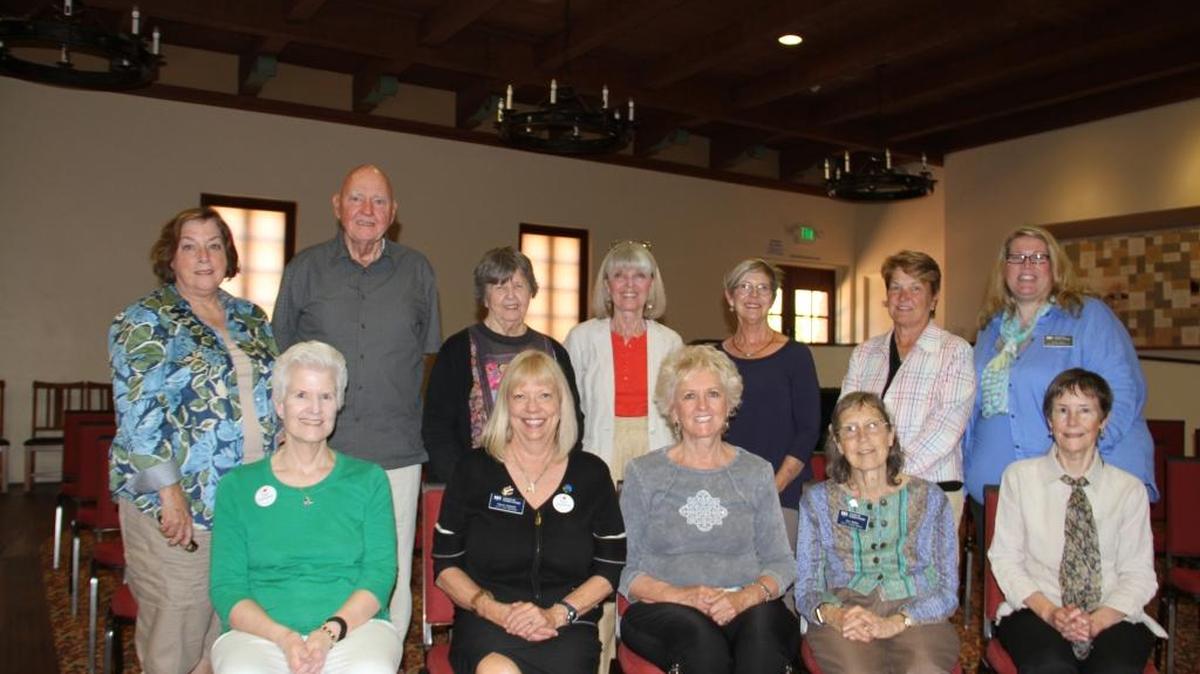 New officers and board of directors for the League of Women Voters of SLO County are from left, back row, Patti Dale, Elton (Bud) Hankins, Carrie Pardo, Janice Carr, Deborah Humphreys, Julie Rodewald, and Nancy Welts; front row, Mary Beth Armstrong, Sharon Kimball, Marguerite Bader, Vera Wallen and Vallerie Steenson. Not pictured is Mardi Geredes.