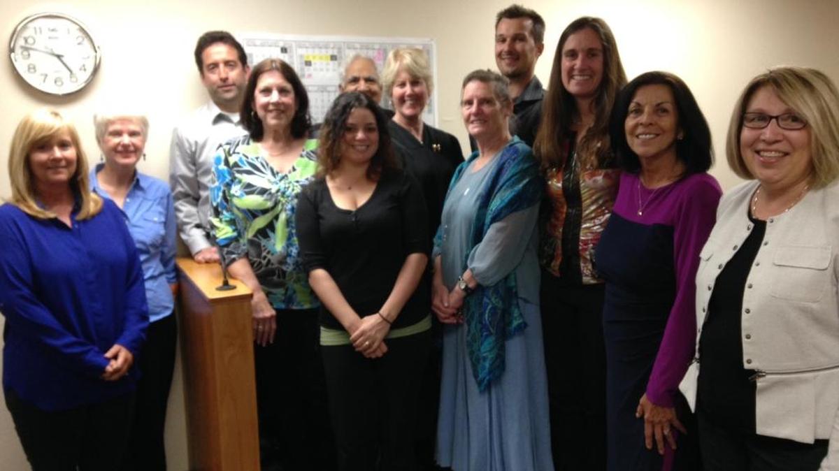 Juvenile Court Judge Linda Hurst, sixth from right, recently swore in 11 new CASA volunteers who will be advocates for abused, neglected or abandoned children and young adults in San Luis Obispo County.