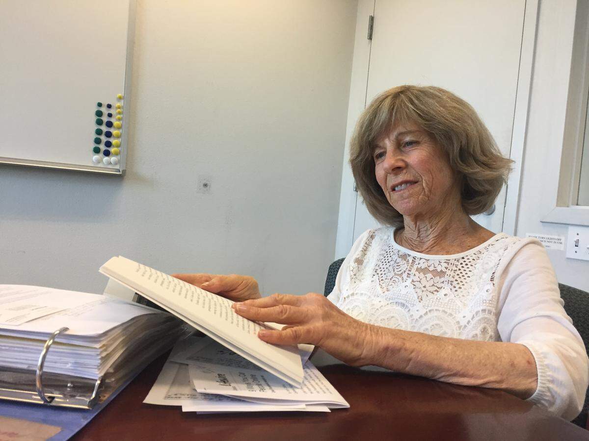 Lynn Gordon, who now lives in San Luis Obispo, wrote a self-published book called “Some Pig” about her experience teaching a class of second-graders who wrote letters to an 800-pound pig in the 1970s.