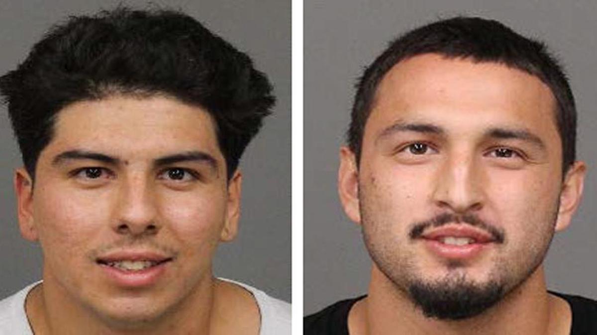 Isaac Ward Tabarez, left, and Elmer Rosendo Quiterio have been charged with the Nov. 12 armed robbery of Wayside Liquor, 703 Creston Road, in Paso Robles.