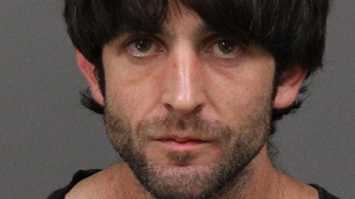 Officials say Kellen Christopher Trimble, 32, of Cambria allegedly hit a man in the face with a hatchet and fled the scene Friday, November 3, 2017.