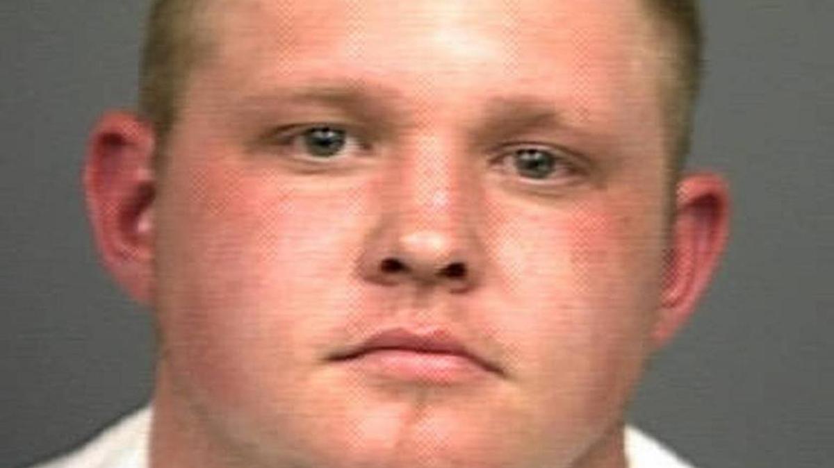 Derrick Robert Moore, 27, in a San Luis Obispo County Jail booking photo after his arrest in September 2015.