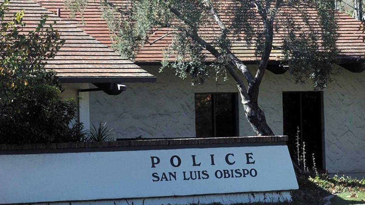 The San Luis Obispo police station at Santa Rosa and Walnut streets.