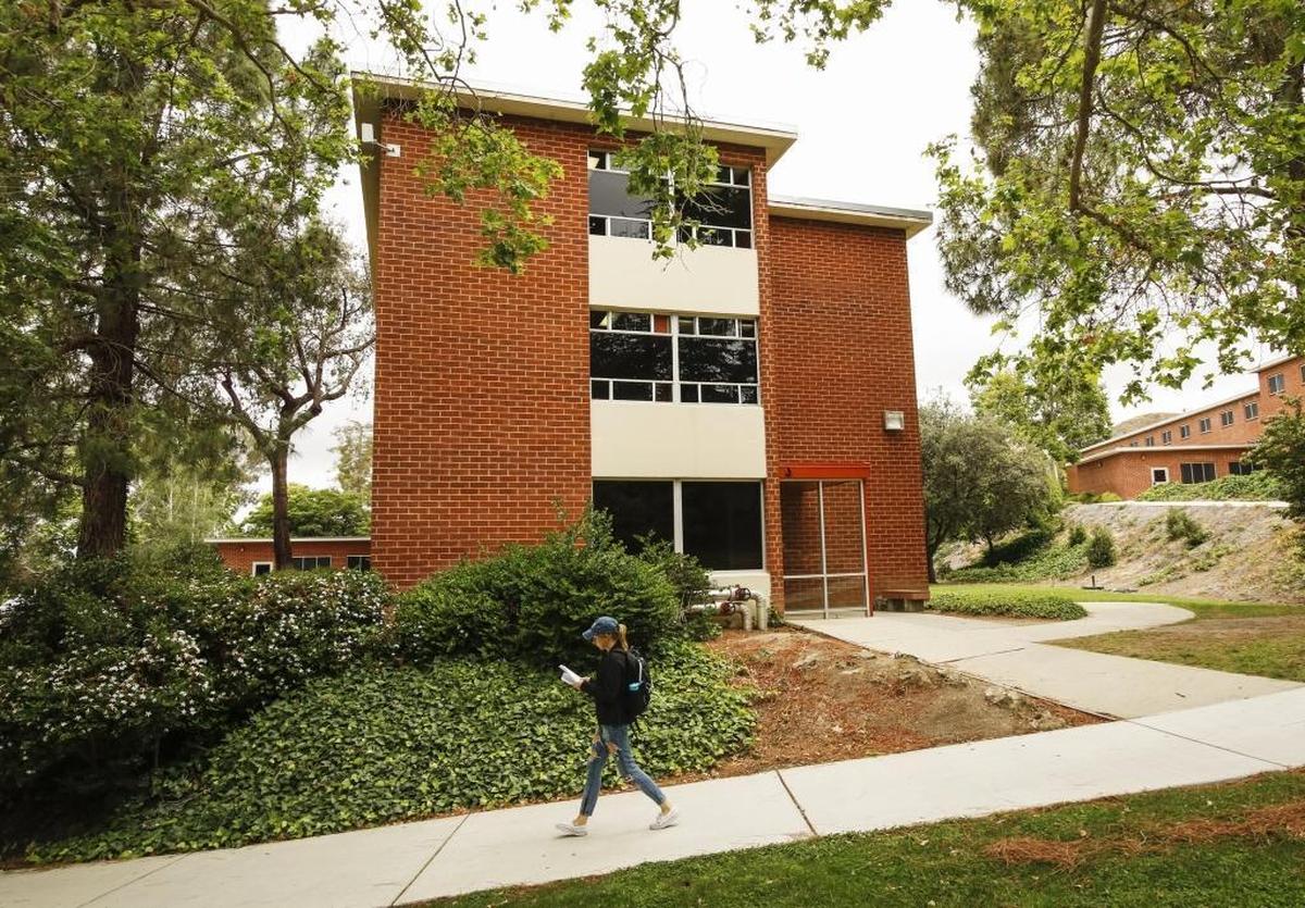 Paul Flores says he parted ways with Kristin Smart near his Santa Lucia Hall dorm room. Here’s a view of the dorm today.