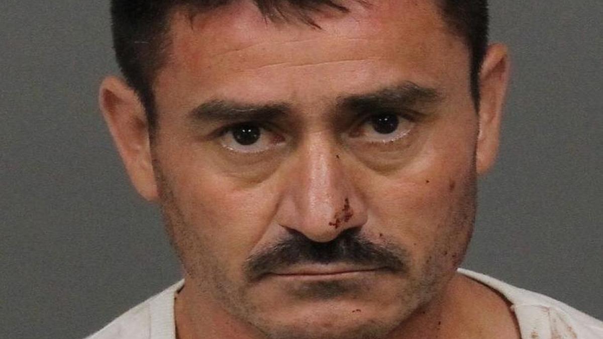 Juan Landerosperez, 39, of San Jose was arrested Monday, May 3, 2016, on suspicion of evading an officer and reckless driving, battery on a peace officer and driving under the influence of drugs.
