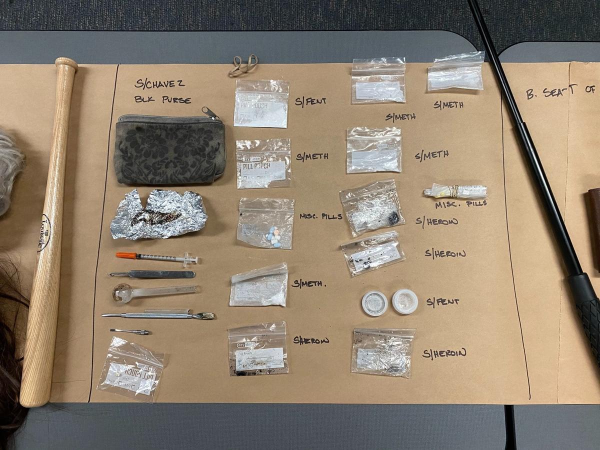 San Luis Obispo police arrested five people on drug and weapons charges Wednesday. Here’s evidence the agency collected.