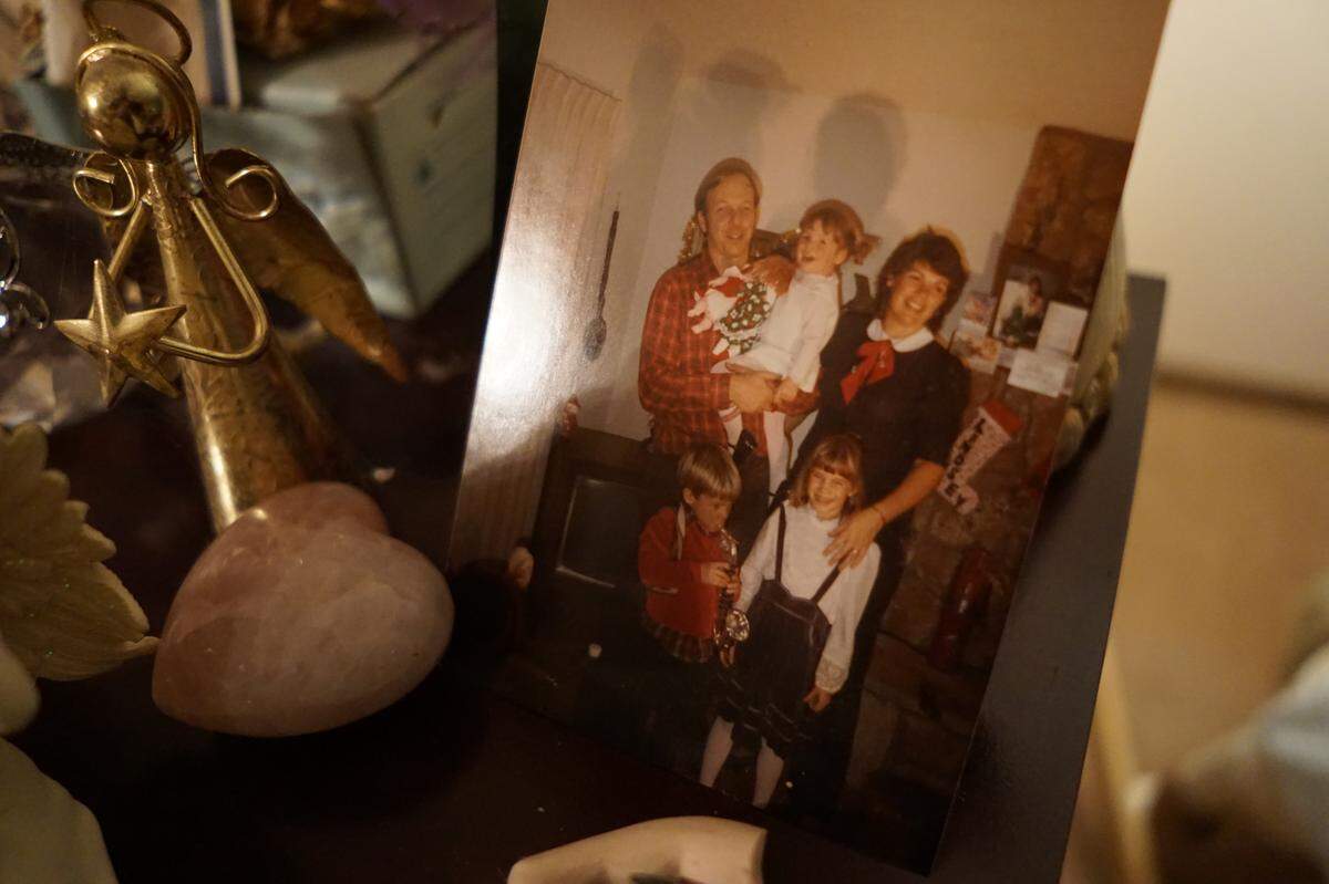 The Smart family, seen here in a photo from Kristin’s childhood, have been waiting 23 years for answers. “I just pray that before we die, we’ll know (what happened to Kristin),” her mother, Denise Smart, says in the podcast. Kristin is pictured in the front with brother Matt and sister Lindsey, held by father Stan.