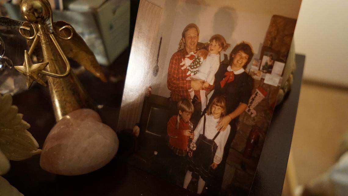 The Smart family, seen here in a photo from Kristin’s childhood, have been waiting almost 25 years for answers. “I just pray that before we die, we’ll know (what happened to Kristin),” her mother, Denise Smart, says in Chris Lambert’s “Your Own Backyard” podcast. Kristin is pictured in the front with brother Matt and sister Lindsey, held by father Stan.