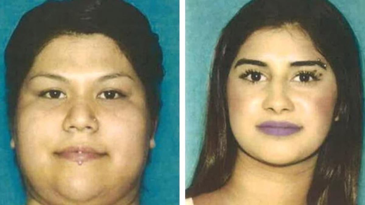 Ines Marie Jimenez, left, and Janet Marie Deras are suspected of passing fraudulent $100 bills at businesses throughout the Central Coast, according to the Paso Robles Police Department.