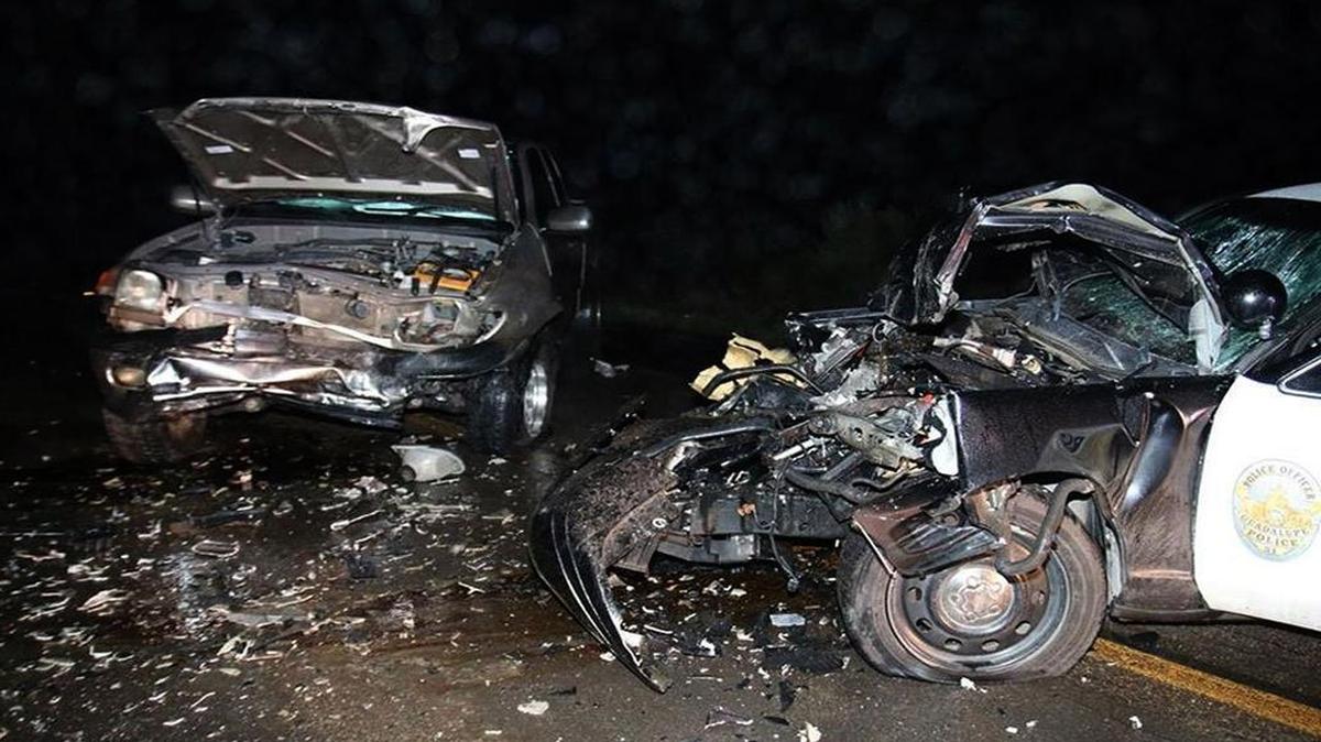 Miranda A. Miranda of Nipomo was arrested following a Dec. 11, 2016, head-on collision on Highway 1 with a Guadalupe police officer who was transporting a prisoner.
