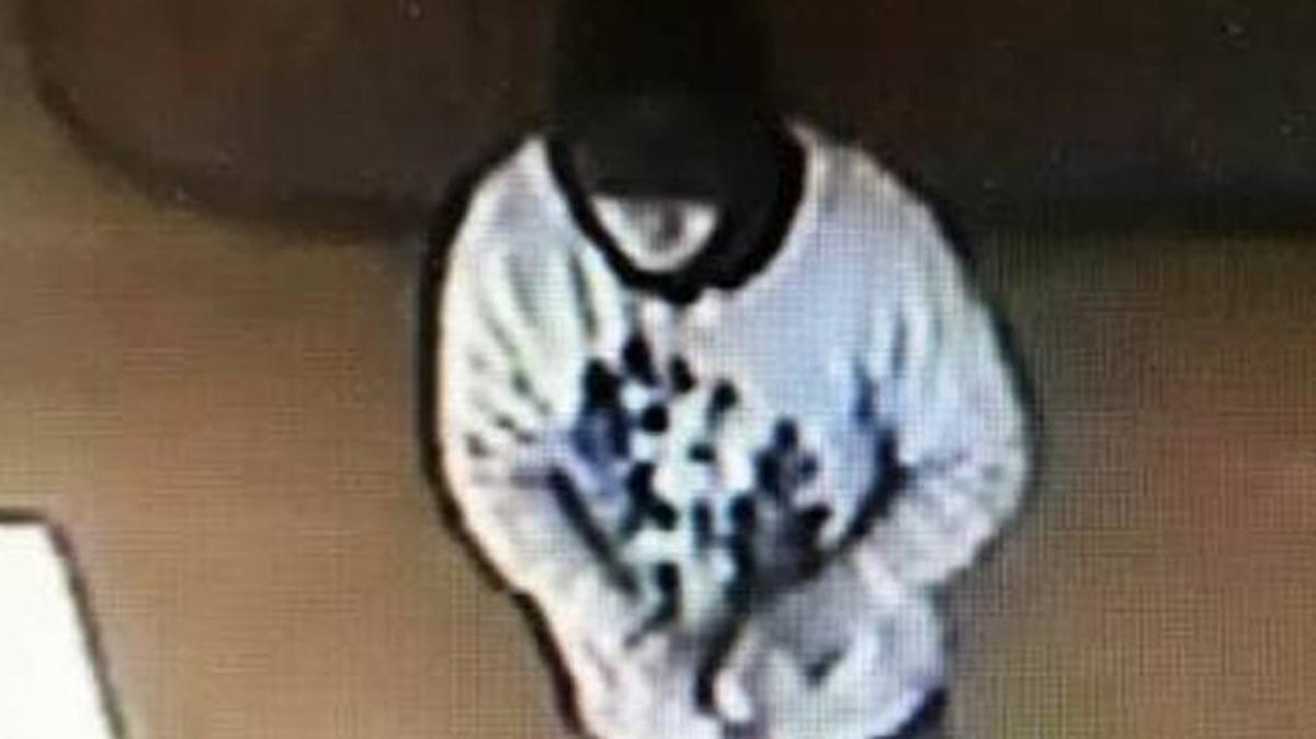 Security camera footage shows the alleged suspect of a bank robbery at SLO Credit Union on Thursday, December 21, 2017.