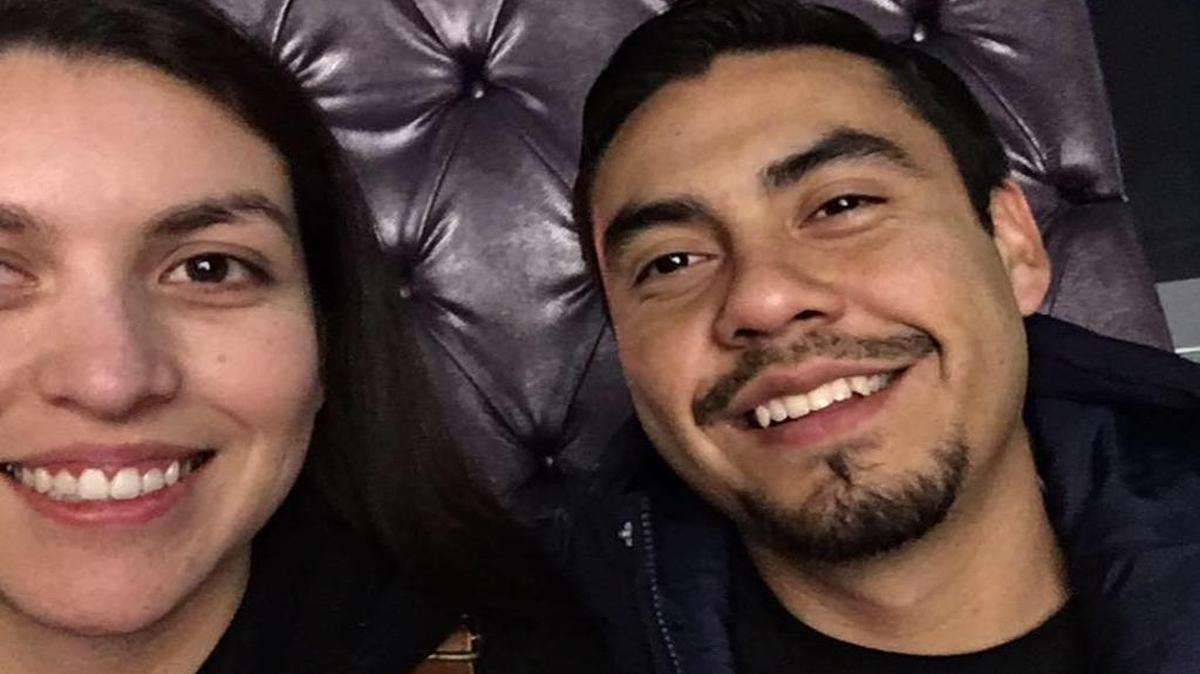 Paulina Ramirez-Diaz and her boyfriend, Julio Cesar Alonso, in a photo posted on her Facebook page on April 30, 2017.