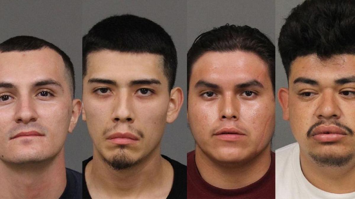 Elvis Sandoval, 25; Omar Macias, 22; Oswaldo Villegas, 19; and Alberto Noriega, 20, were arrested on Nov. 9, 2017.